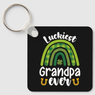 Glücklichster Opa Aller Zeiten Familie St. Patrick Schlüsselanhänger