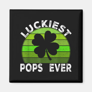 Glücklichster Papa aller Zeiten Shamrocks Glücklic Magnet
