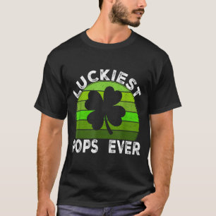 Glücklichster Papa ever Shamrocks Glückspilz St. P T-Shirt