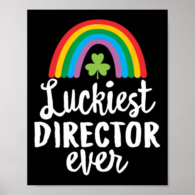 Glücklichster Regisseur aller Zeiten St. Patrick T Poster (Vorne)