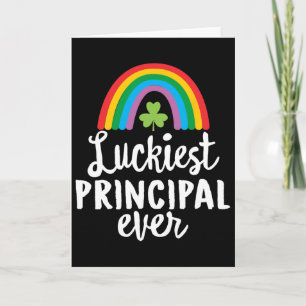 Glücklichster Schulleiter Aller Zeiten St. Patrick Karte