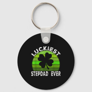 Glücklichster Stiefvater Shamrocks Glücklicher St. Schlüsselanhänger