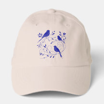 Glücks-Blau-Vögel-Mütze