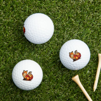 Glücks-Fuchs-Charm-Golfbälle Golfball