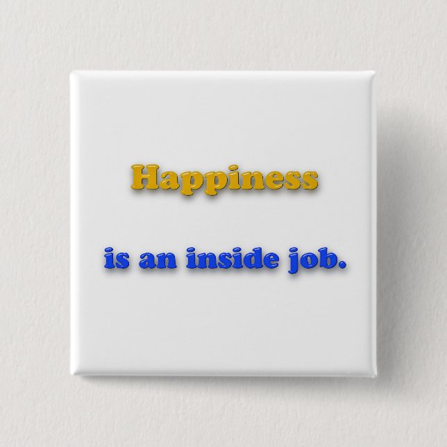 Glücksangebot - Glück ist ein Insider-Job. Button (Vorderseite)