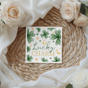 Glücksbringer-Baby-Shower-Papier-Servietten Serviette