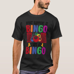 Glücksbringer Frauen Männer Glücks-Bingo Glücksspi T-Shirt