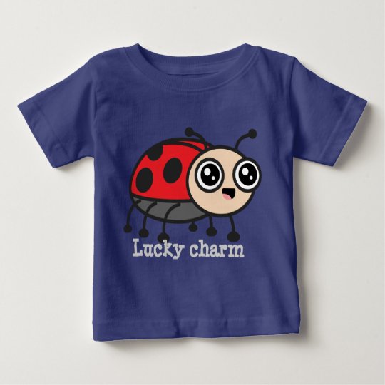 Glücksbringer-Marienkäfer scherzt T-Stück Baby T-shirt