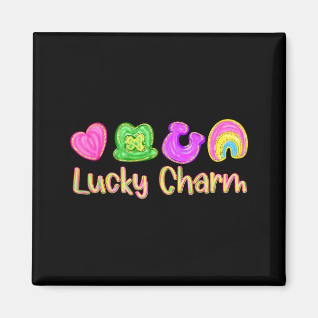 Glücksbringer Patrick's Day Kleeblatt irischer Sha Magnet (Vorne)