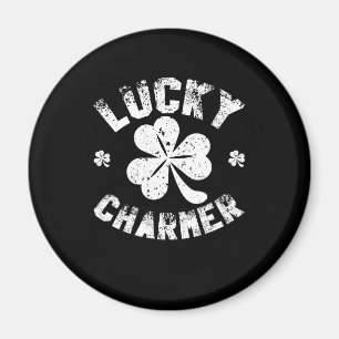 Glücksbringer Shamrock Lustiger St. Patrick's Tag Magnet