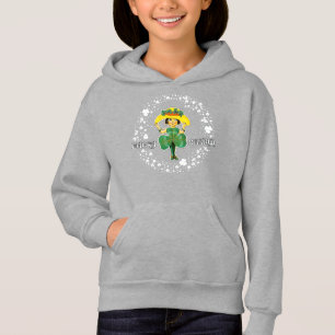 Glücksbringer. St Patrick der Hoodie der