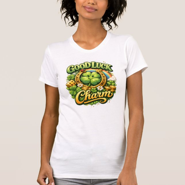 Glücksbringer - Vintage Design T-Shirt (Vorderseite)