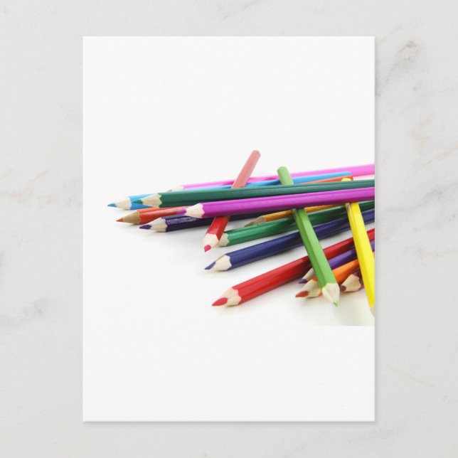 Glückselige Farben Postkarte (Vorderseite)