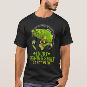 Glücksfischerei Wasche keinen Fischer Witze die Fu T-Shirt