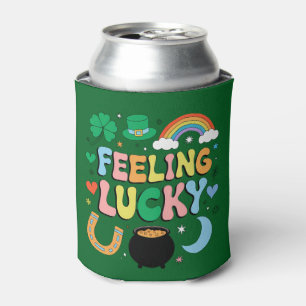 Glücksgefühl St. Patricks Day Charm Irish Shamrock Dosenkühler