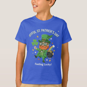 Glücksgefühl St. Patrick's Day Süßer Kobold T-Shirt
