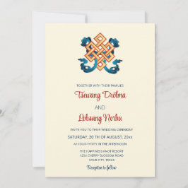 Glücksgefühl | tibetische Hochzeit Einladung