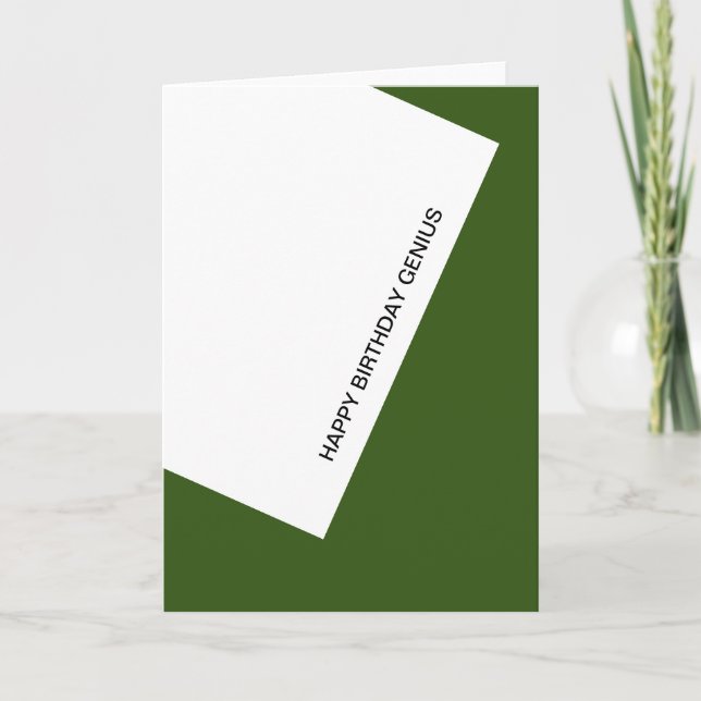 Glücksgeschenk Karte (Vorderseite)