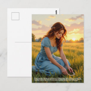 Glückshufeisen postkarte