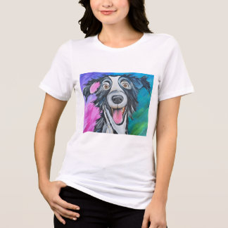 GLÜCKSHUND-DAMEN-T-SHIRT Tri-Blend SHIRT