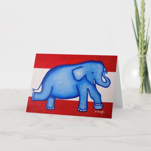 Glückskarte Feiertagskarte (Vorderseite)