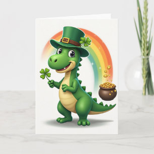 Glückskarte Lucky Dino Rainbow Gold Card Karte