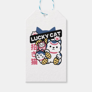 Glückskatze Maneki Neko – Japanische Glückskatze Geschenkanhänger