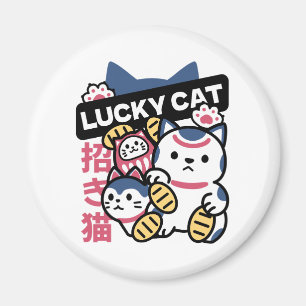 Glückskatze Maneki Neko – Japanische Glückskatze Magnet