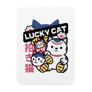 Glückskatze Maneki Neko – Japanische Glückskatze Magnet