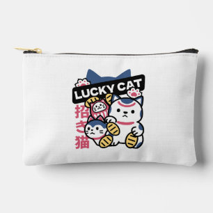Glückskatze Maneki Neko – Japanische Glückskatze Zubehörtasche
