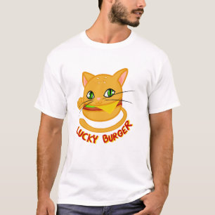 Glückskatzen-Burger T-Shirt