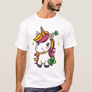 Glücksklee-Einhorn (1) T-Shirt