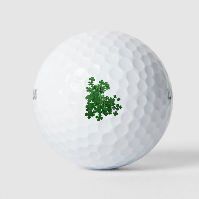 Glücksklee Golfball (Vorderseite)