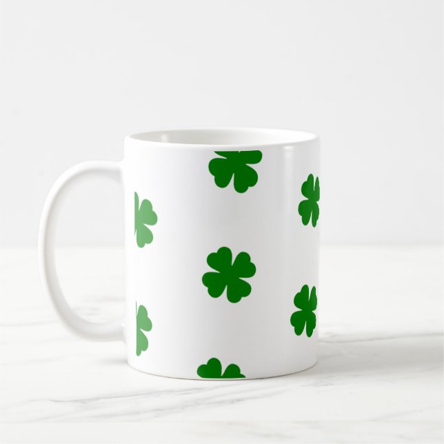 Glücksklee-Klassiktasse  Kaffeetasse (Links)