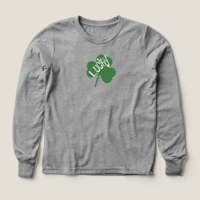 Glücksklee Saint Patrick's Sweatshirt (Design Vorderseite)