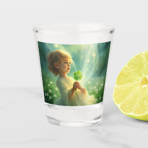 Glücksklee Schnapsglas