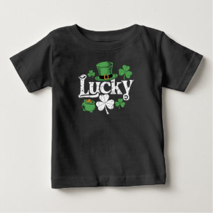 Glücksklee St. Patrick's Day Shamrock Vintage Baby T-shirt