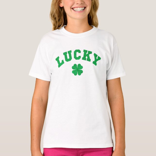 Glücksklee St. Patrick's Day T-Shirt (Vorderseite)