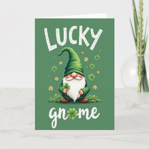 Glücksknick-Karte mit Shamrock Karte