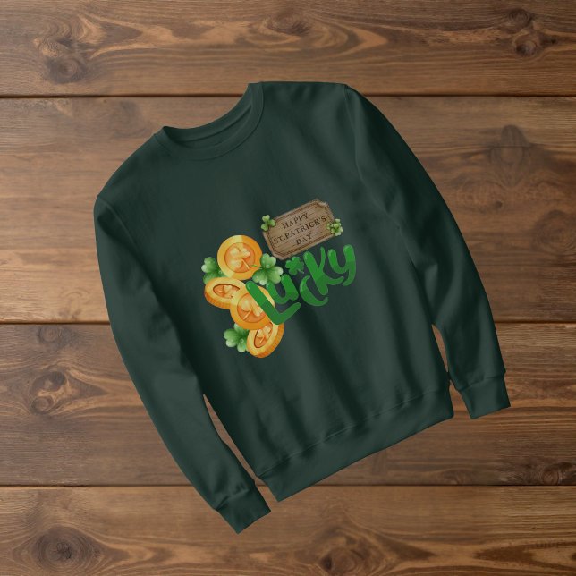 Glücksmünze-Sweatshirt Sweatshirt (Von Creator hochgeladen)