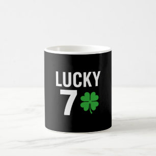 Glückspilz 7 Kleeblatt Kaffeetasse