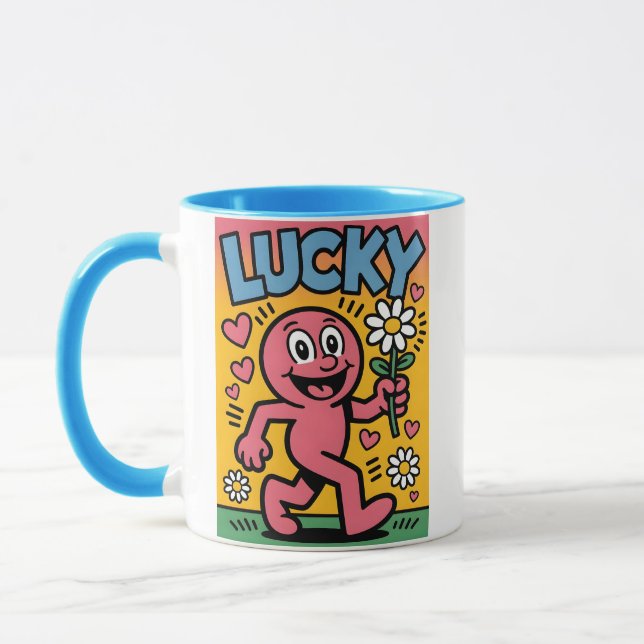 Glückspilz. Tasse (Links)