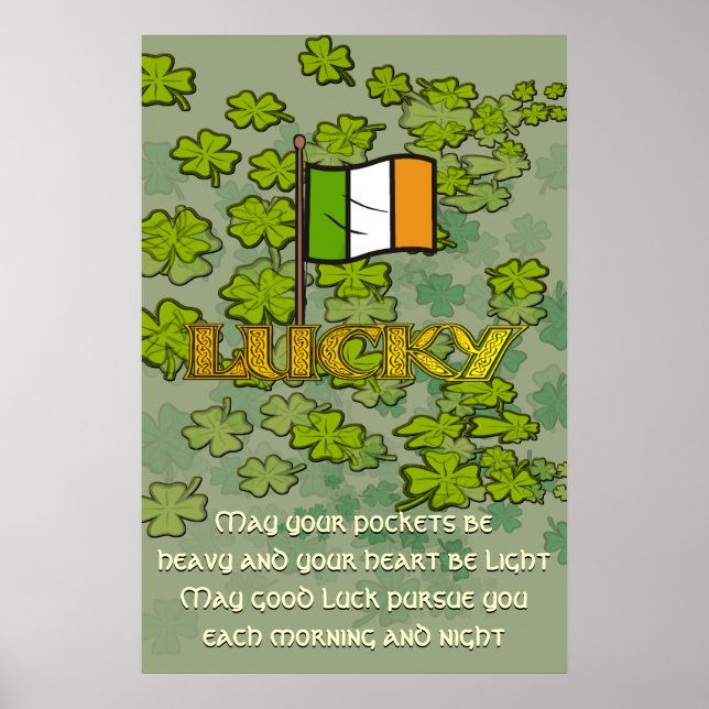 Glücksposter Poster (Vorne)