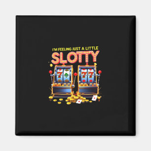 Glücksspiel-Liebhaber Glücklicher Spielautomat Cas Magnet