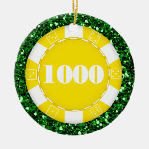 Glücksspiel - Vegas Keramik Ornament