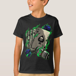 Glücksspiel Würfel Poker Blackjack Card Spielkasin T-Shirt
