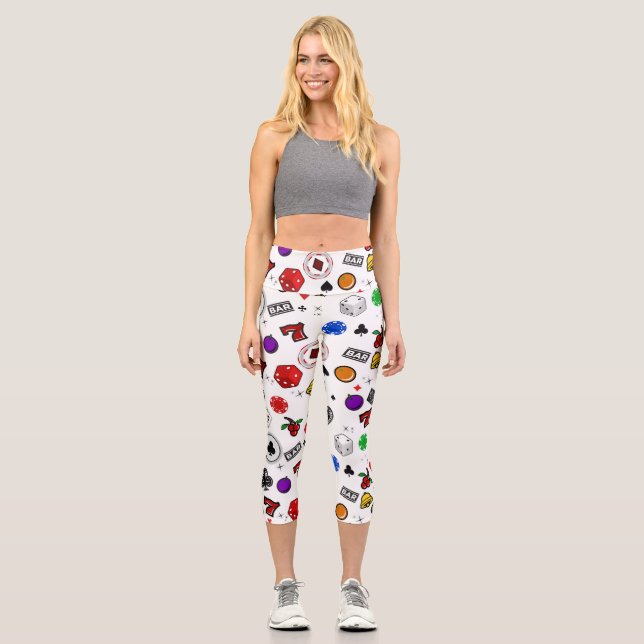 Glücksspielautomat Bars Lucky Sevens Spi Capri Leggings (Vorderseite)