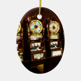 Glücksspielmaschine ein bewaffnetes Bandit-Geld La Keramik Ornament