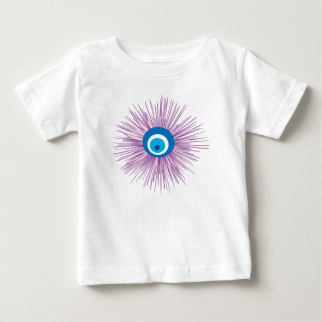 Glücksstern rosa1 baby t-shirt (Vorderseite)
