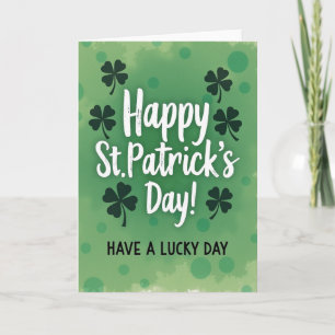 Glückstag St Patricks Für Partnerkarte Karte